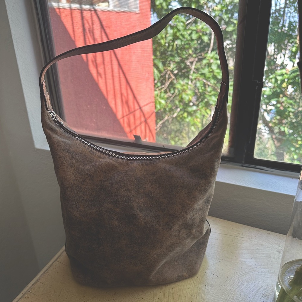Authentic Rachel Comey Black Brown Leather Shoulder Handbag